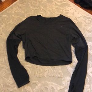 Nikki blackketter gymshark drop back crop top